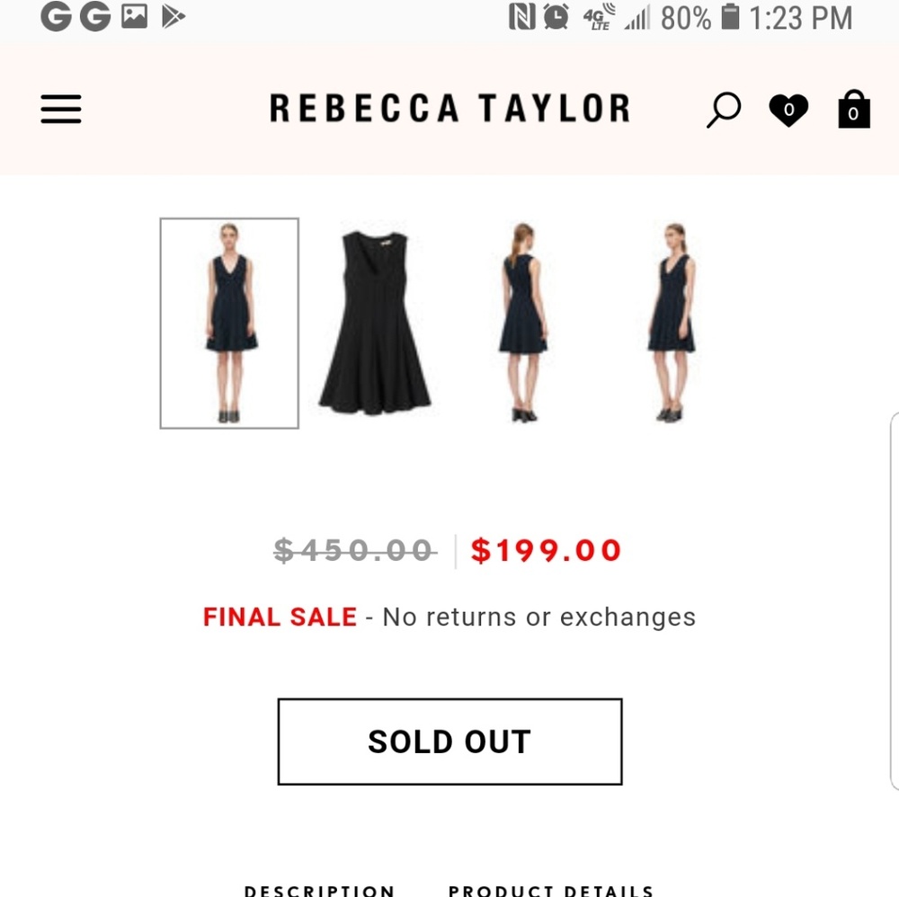 Rebecca Taylor Sleeveless Diamond Texture Dress - Picture 8 of 8